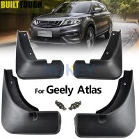 Car Molded Mud Flaps For Geely Boyue Atlas NL3 Emgrand X7 Sport 2016 - 2019 Splash Guards Mudguards Mudflap Proton X70 2017 2018