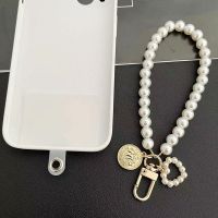 Phone Lanyard Vintage Pearl Cellphone Chains Portable Fashion Mobile Phone Straps For Women Girls Sweet Accessories 2023