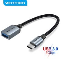 Vention USB OTG 3.0 สายเคเบิ้ล USB-Type C to 5 Gbps สําหรับแล็ปท็อป Type C ศัพท์มือถือ CCWCCX