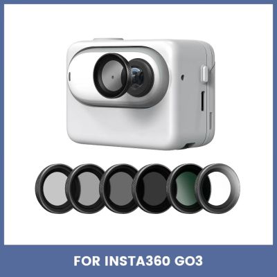 Lens Filters For Insta360 Go3 Waterproof Filter Set ND8 ND16 ND32 CPL Filter For Instal 360 GO2/GO3 Action Camera Accessories