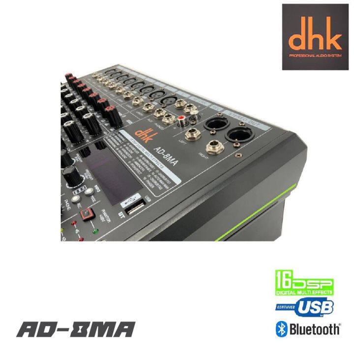 dhk-ad-8ma-เพาเวอร์มิกเซอร์-มีเอฟเฟคในตัว-16-โปรแกรม-สามารถเชื่อมต่อบูทธูล-usb-ได้-รับประกันสินค้า-1-ปีเต็ม