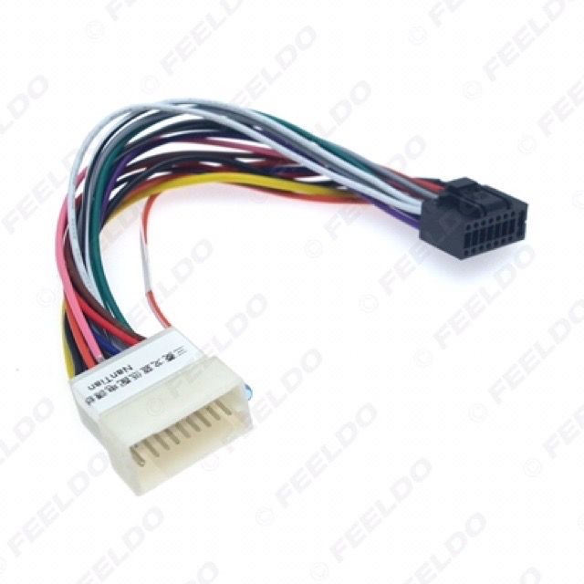 ปลั๊กไฟจอแอนดรอย-16pin-สำหรับใส่ตรงรุ่นรถ-mitsubishi-กรณีวิทยุเดิมเป็น-clarion