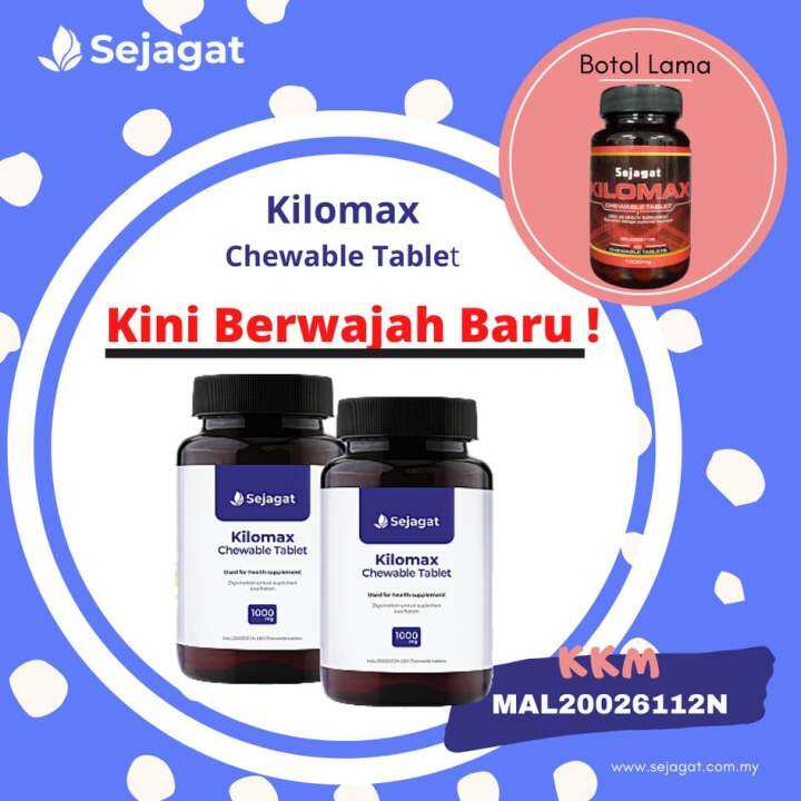 NEW! Kilo Max (60 Tablet) Original Weight Gain Vitamin Ubat Gemuk ...