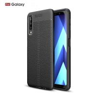 MOBILCARE Samsung Galaxy A10 / Samsung Galaxy A20 / Samsung Galaxy A30 / Samsung Galaxy M10 / Samsung Gaaxy A10S, A2 Core หรูหราที่มีความยืดหยุ่นแฟชั่นออโต้โฟกัสลิ้นจี่หนังกรณีปกอ่อนสำหรับ A10, A20, A30, A10S, M10 ซอฟท์ซิลิโคนโทรศัพท์ funda สุกรณีปกหลัง