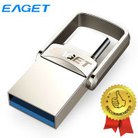 Eaget OTG USB Flash Drive Type C Pendrive 128GB 64GB 32GB Mini USB 3.1 Pen Drive For Type-C Phone Tablet Laptop Computer