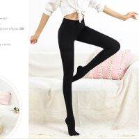 【The-Best】 Fakhir Ansari Fabrics Hot Classic Women ทึบแสง Footed Tights Pantyhose Thick Tights Stockings Women Fashion Tights