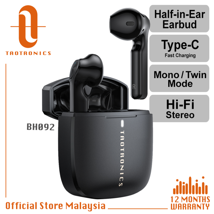 COD TaoTronics BH092 Half in ear Wireless Earbuds Sound Liberty