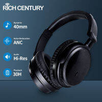 Over-ear ANC Wireless Bluetooth Headphones Gaming Noise Cancelling Headphones Hi-Fi Stereo with Mic for Leisure Sports