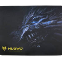 NUBWO MOUSE PAD WITH DESIGN NP-005 (แบบผ้า) แผ่นรองเมาส์ หมาป่า