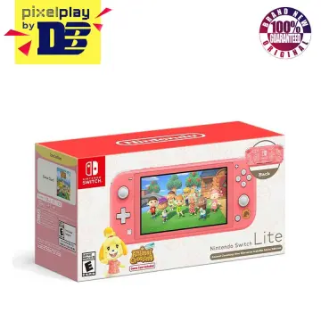 Nintendo switch v2 animal crossing clearance bundle