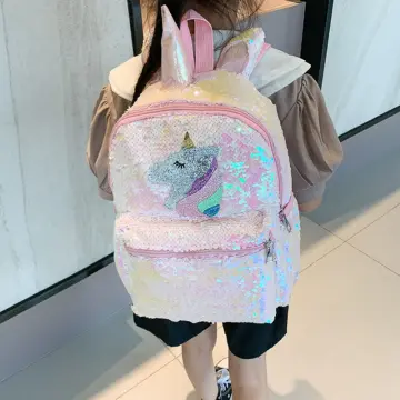 Girls pink school on sale bag