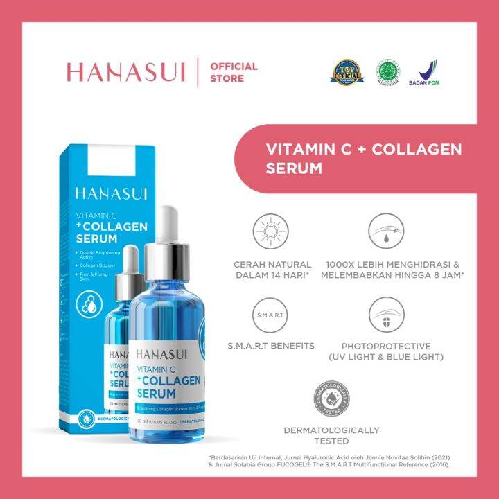 Hanasui Vitamin C + Collagen Serum New Look & Improved Formula | Lazada ...