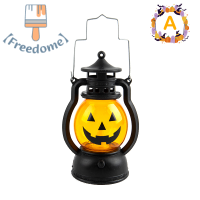 【Freedome】 Pumpkin Skull LED PONY Oil โคมไฟตกแต่งฮาโลวีน PROP Creative Bar PARTY LIGHT