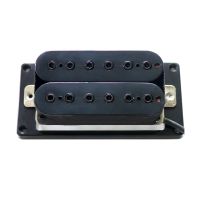 Donlis สกรูหกเหลี่ยมสีดำ12ชิ้น Humbucker Pickup 5แม่เหล็กกีตาร์กับสีดำ S