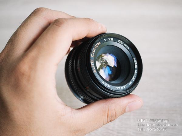 ขายเลนส์มือหมุน-chinon-50mm-f1-9-ใส่กล้อง-canon-eos-dslr-ได้เลยไม่ต้องหา-adapter-serial-782625