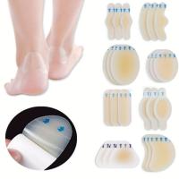 10pcs Gel Heel Protector Foot Patches Waterproof Blister Pads for Fingers  Toes  Forefoot  Heel Pain Relief Plaster Foot Care Shoes Accessories