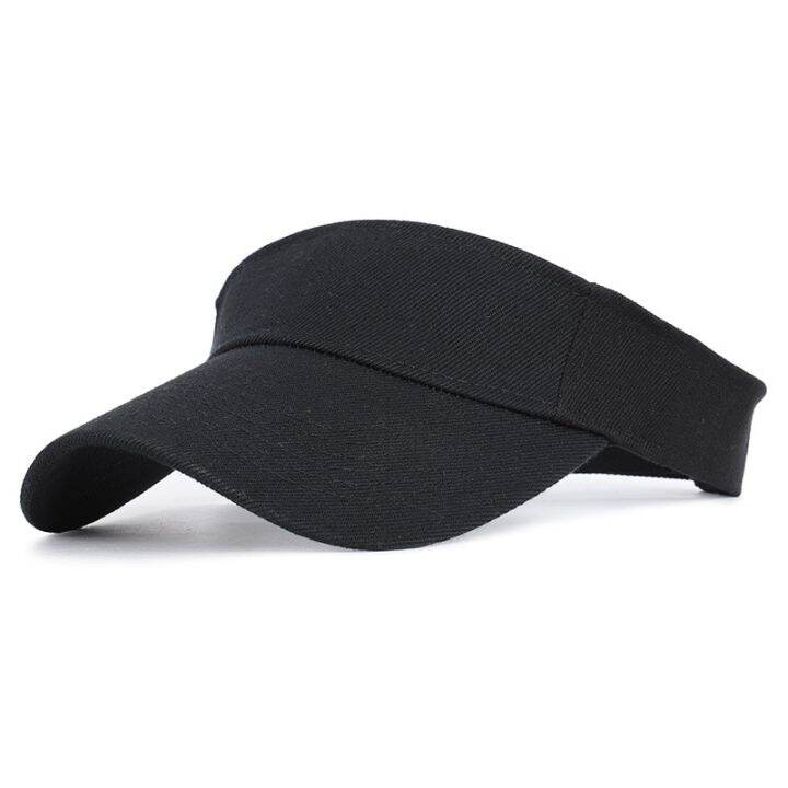 cc-spring-summer-sports-sun-hats-women-hat-mens-cap-adjustable-cotton-visor-uv-protection-top-empty-tennis-golf-running-sunscreen