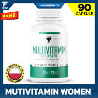 TREC MULTIVITAMIN FOR WOMEN - 90 Caps วิตามินรวมสำหรับผู้หญิง ส่วนผสมที่ออกแบบมาสำหรับผู้หญิง