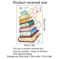 อย่าหยุดการอ่านสติกเกอร์ติดผนังห้องสมุดห้องเรียนหนังสือสติ๊กเกอร์ติดผนังห้องการศึกษาไวนิลตกแต่งบ้านภาพจิตรกรรมฝาผนังห้องอ่าน