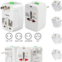 World Travel Universal Adapter Converter  Charger AUS/UK/US/EU Plug