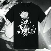 【New】S-4XL Jujutsu kaisen เสื้อยืดแอนิเมชั่น อนิเมะ เทรนด์ญี่ปุ่น หลวม ห้า ความเข้าใจ ติด