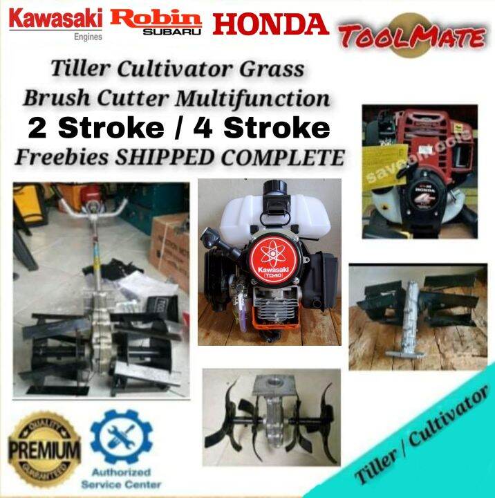 Tiller Cultivator Grass Brush Cutter Multifunction Honda GX35 4 stroke