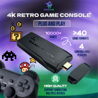 GoodYes แบบพกพา คอนโซล วิดีโอเกม คอนโซลวิดีโอเกมคอนโซลเกม HDMI 64GB RAM 10000 ห้องสมุดเกม เกมคอนโซลสำหรับผู้เล่นสองคน