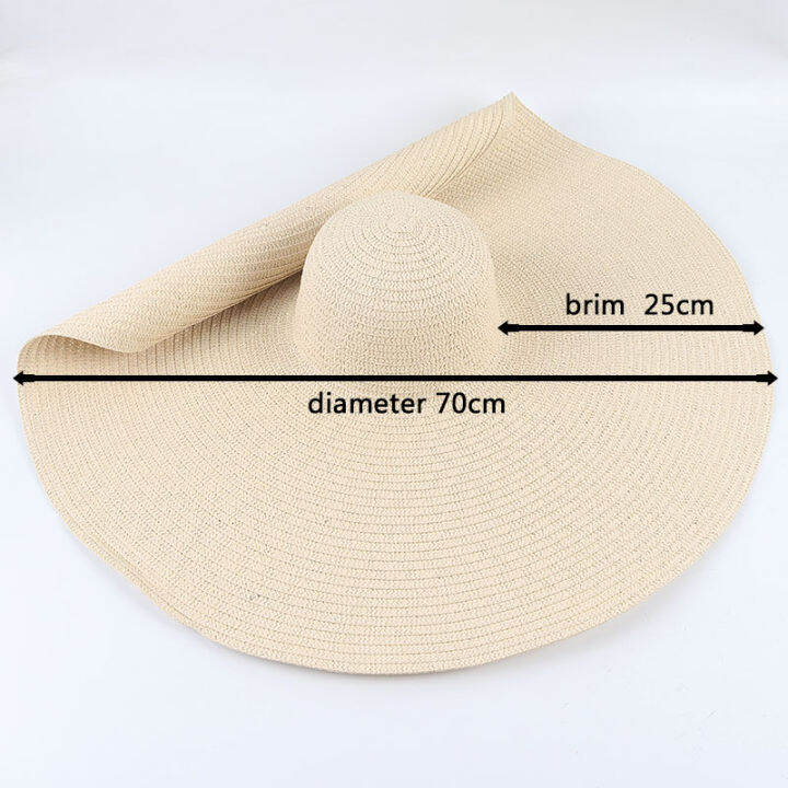 hot-oversized-wide-brim-beach-sun-hats-for-women-2022-summer-large-straw-hat-uv-protection-cap-foldable-sun-shade-hat-wholesale