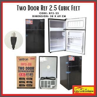 Astron RF2-25 Top Freezer Two Door Refrigerator (2.5 Cubic Feet ...