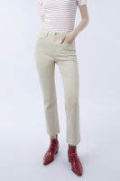 ESP กางเกงขายาวทรงตรง ผู้หญิง สีเบจ | Garment Dyed Trousers (Straight Fit) | 5788