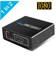 【HOT SALE】 3D 1080P HDMI-Compatible Splitter HDCP 1 In 4 Out Power1x4อะแดปเตอร์เครื่องแปลงไฟล์ HD สวิตช์เสียง