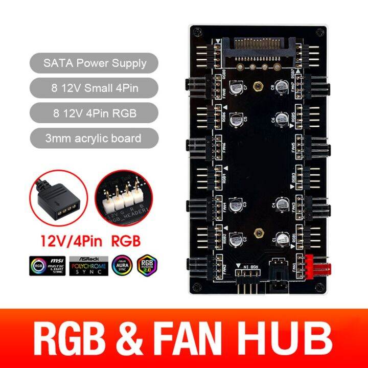 5v-3-pin-argb-rgbw-cable-asus-aura-sync-rgb-8-hub-splitter-sata-power-extension-cable-adapter-led-strip-light-pc-rgb-fan-cooler