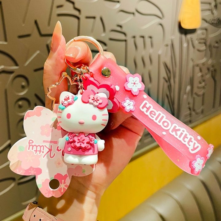 sanrio-ของแท้-พวงกุญแจ-จี้ตุ๊กตา-ซานริโอ้-สีชมพู-ขนาดเล็ก-สร้างสรรค์-ของขวัญ-สําหรับกระเป๋านักเรียน-ขายส่ง