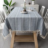 Morris8 Battilo Linen Rectangular Tablecloth Waterproof Coffee Desk Cover For Dining Table Decor Outdoor Clothes for Holidays