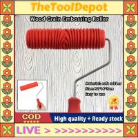 TheToolDepot 1ชิ้นลูกกลิ้งพิมพ์ลายแปรงลูกกลิ้งนูนกาวนุ่มด้ามพลาสติกสีแดงหลายรูปแบบชุดสีผนังชื่อเครื่องมือตกแต่งบ้าน: วัสดุโรลเลอร์ลายนูน: ยางนุ่มขนาด: 32*18*5ซม. ความกว้างพื้นผิว: 18ซม.