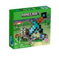 ○ Fenyun ใช้ได้กับเลโก้อิฐ21246ดาบ Minecraft ด่านหน้าตัวต่อเกมปริศนาสงครามโลกมืดบล็อกตัวต่อ