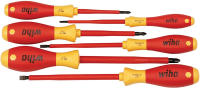 Wiha 32092 Slotted And Phillips Insulated Screwdriver Set, 1000 Volt, 6 Piece