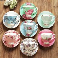 【CW】✓  170ML fine bone china coffee cup and saucer spoon funny fashion design zakka tazas cafe espresso cup european mug