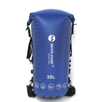 30L Trekking Dry Bag Impermeable Floating Backpack Roll Top Sail Kayak Drypak Motorcycle Drybag Bouy Bike Boat Dry Sack Deck Bag