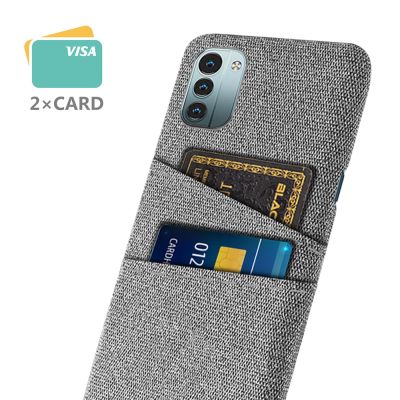 For Nokia G21 Case G11 Luxury Fabric Dual Card Phone Cover for Nokia G11 G21 Case G 21 2022 Fundas for NokiaG21 Capa Coque Phone Cases