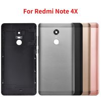 เคสใหม่ดั้งเดิมเหมาะสำหรับ Xiaomi Redmi Note 4X หลังฝาหลังปิดโทรศัพท์ประตูพร้อมปุ่มปรับระดับเสียง