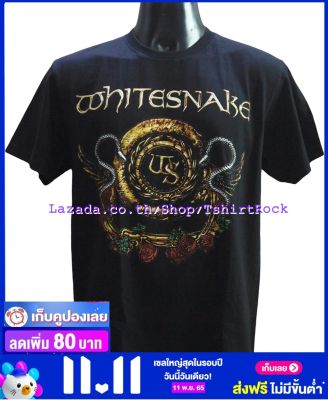 เสื้อวง WHITESNAKE ไวท์สเนก ไซส์ยุโรป เสื้อยืดวงดนตรีร็อค เสื้อร็อค  WNK1174 เสื้อวงดนตรี90