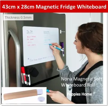 1 Set Magnetic Hanging Whiteboard Double Sided Easel Whiteboard Creative  Wall Writing Message Board For Kids