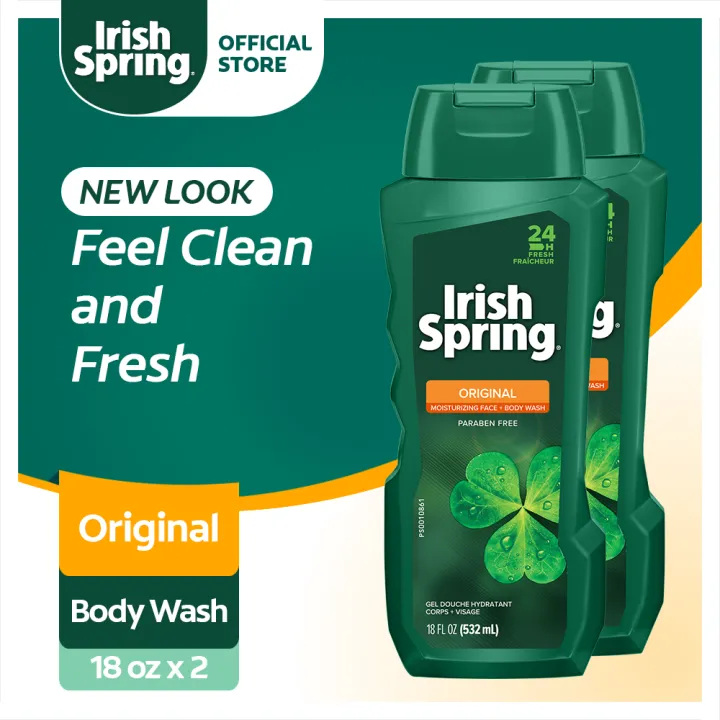 Irish Spring Original Body Wash 18oz, Pack of 2 Lazada PH