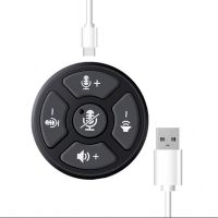 《Miss you electronic》ลำโพงประชุม USB ไมโครโฟนในตัวลำโพง360 ° Directional High Volume Pickup Plug Andfor LaptopMicrophone Accessories