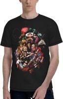 Gurren Lagann T Shirt Anime Men Fashion Round Neck T-Shirts Summer Short Sleeve Tee