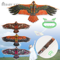 1.1M Eagle Kite 30เมตร Kite Line ขนาดใหญ่ Eagle Flying Bird Kites ของขวัญเด็ก Family Trips Garden กีฬากลางแจ้ง DIY Toy