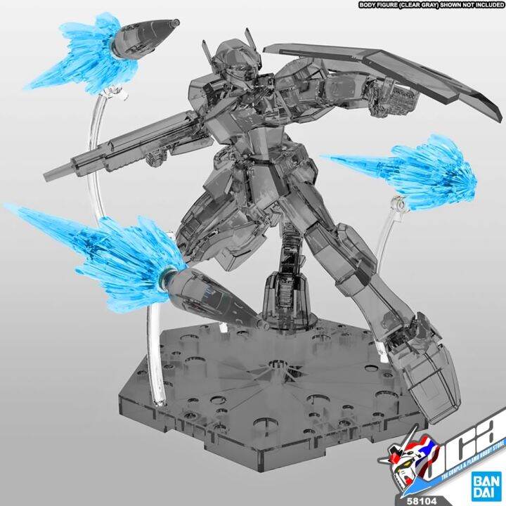 bandai-figure-rise-jet-effect-clear-blue-figure-rise-ฐาน-ขาตั้ง-กันดั้ม-กันพลา-พลาโม-vca-gundam