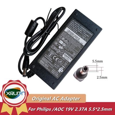 Original 19V 2.37A AC DC Adapter Charger for Philips AOC 274E5Q 224E5Q 272E1GSJ ADPC1945 AOC ADPC1945EX LCD Monitor Power Supply 🚀