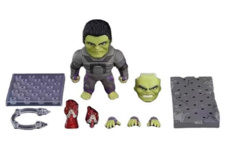 ตุ๊กตาภาพยนตร์-hulk-อเวนเจอร์ฮัลก์ต่อสู้ขั้นสุดท้าย1299-nendoroid-รุ่น-q